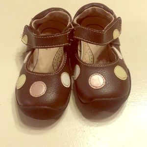 Pediped polka dot Grip N Go Mary Janes